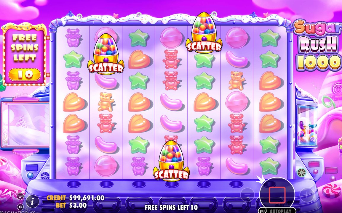 Free Spins round with multiplier spots carried across the spins