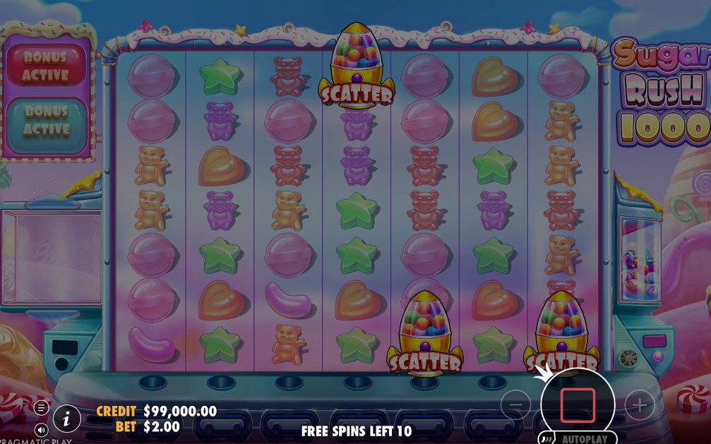 Free Spins round running on the special reels